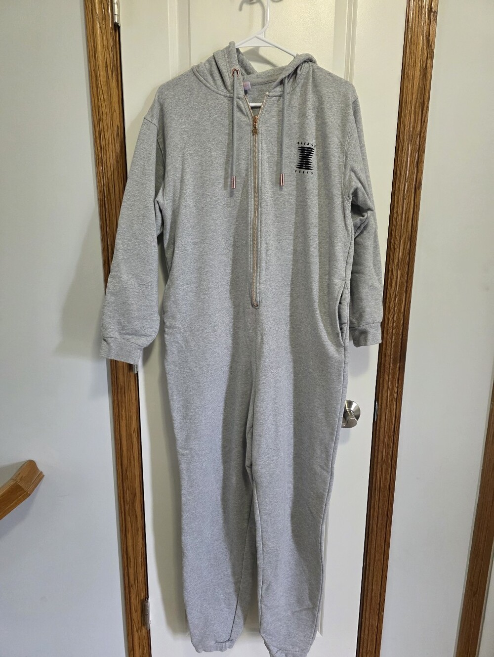 Savage X Fenty Onsie Heather Gray